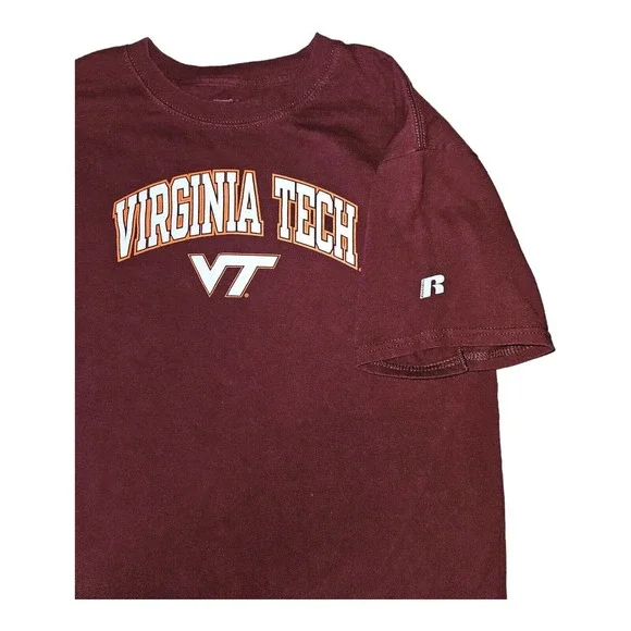 Russell Virginia Tech Youth Shirt XL - Picture 3 of 4